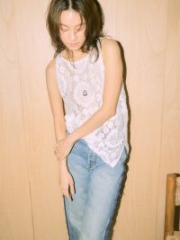 日本選貨Ungrid/Htage【夏日預購商品】圓領縷空蕾絲背心 03/2812:00予約開始