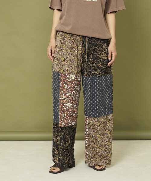 【日本選貨預購商品】 Freada 拼布休閒褲:圖片 2