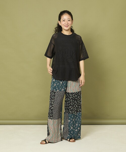 【日本選貨預購商品】 Freada 拼布休閒褲:圖片 3