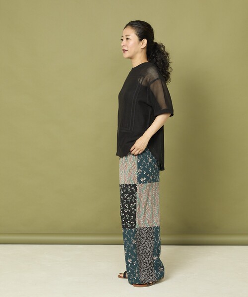 【日本選貨預購商品】 Freada 拼布休閒褲:圖片 4