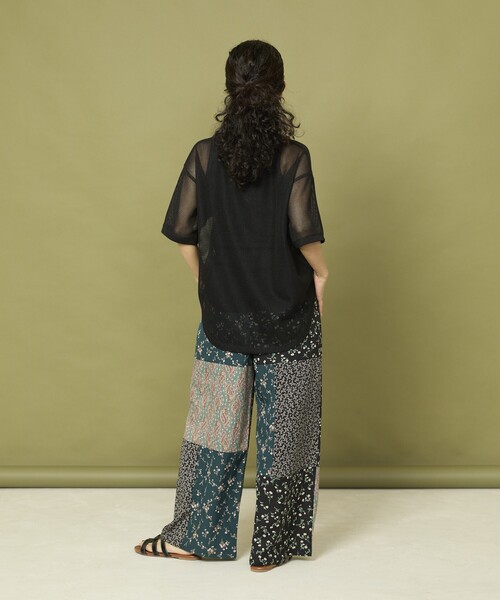 【日本選貨預購商品】 Freada 拼布休閒褲:圖片 5