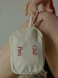 【韓國選貨預購商品】 HOTEL PARIS CHILL 燈芯絨小袋