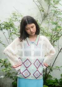 〈日本選貨|預購商品〉PAMM 春天鉤針編織襯衫