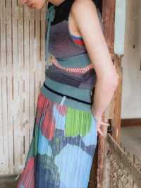 〈日本選貨|預購商品〉PAMM 紙花褶皺褲