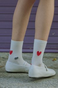 〈Orange選貨|預購商品〉HOTEL 827 法式愛心 Coeur 羊毛襪